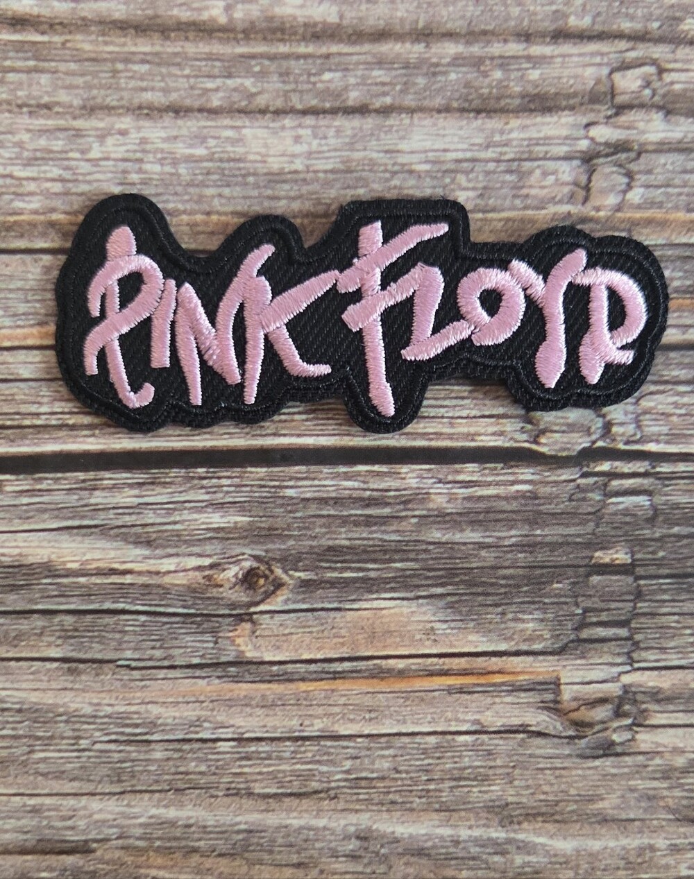 Pink Floyd Psychedelic Rock Vintage Pink Embroidered Iron on Patch